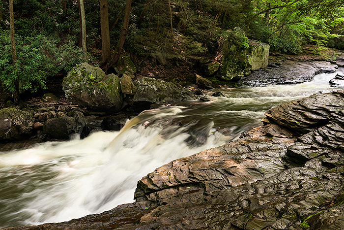 Natural waterslides, Ohiopyle State Park