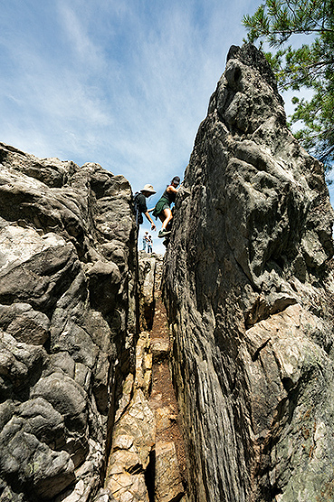 Seneca Rocks, off the beaten path in West Virginia