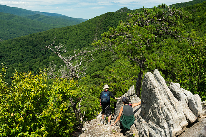 Seneca Rocks, off the beaten path in West Virginia