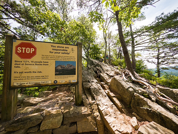 Seneca Rocks, off the beaten path in West Virginia