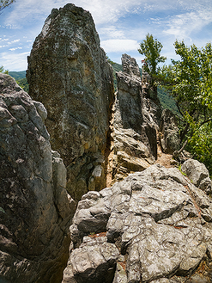 Seneca Rocks, off the beaten path in West Virginia