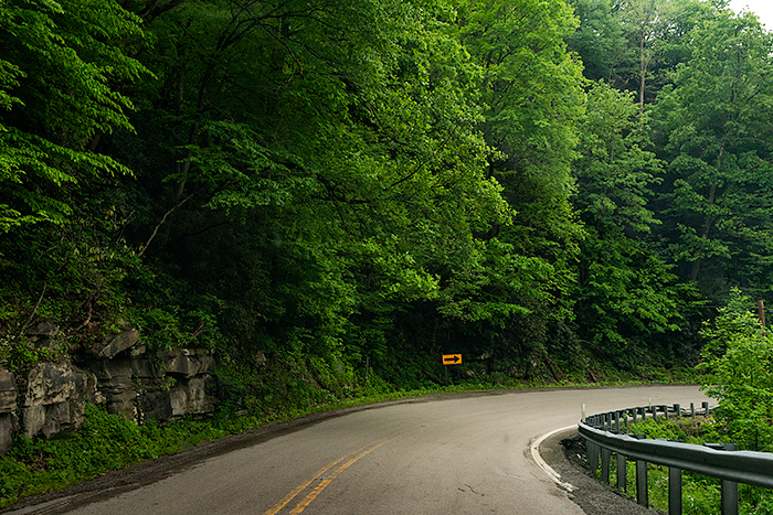 Country roads take me home off the beaten path in West Virginia