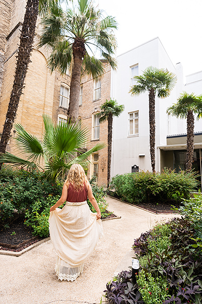 Garden, Menger Hotel San Antonio, Texas