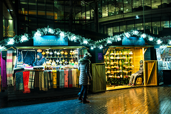 Christmas market in London