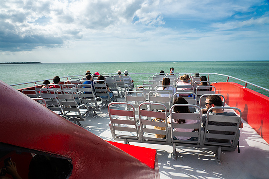 Ferry to Isla Holbox Mexico