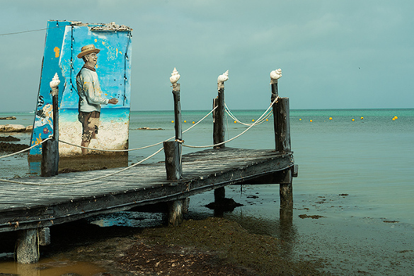 Murals on Isla Holbox, Mexico