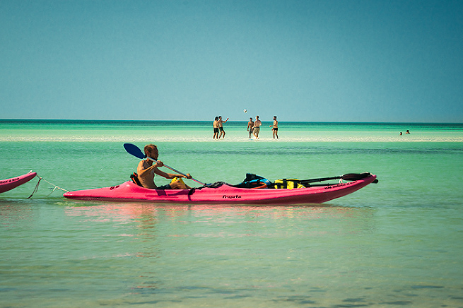 Isla Holbox sandbar