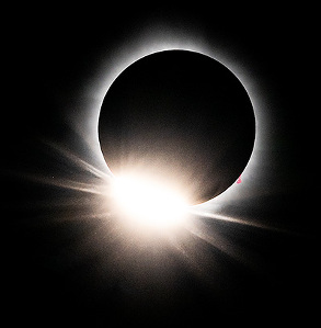 Diamond Ring, Total Solar Eclipse 2024, Indiana, USA