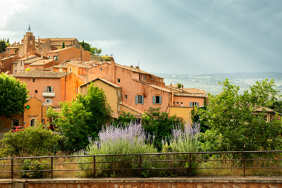 Roussillon village visited on our small group tour in Provence