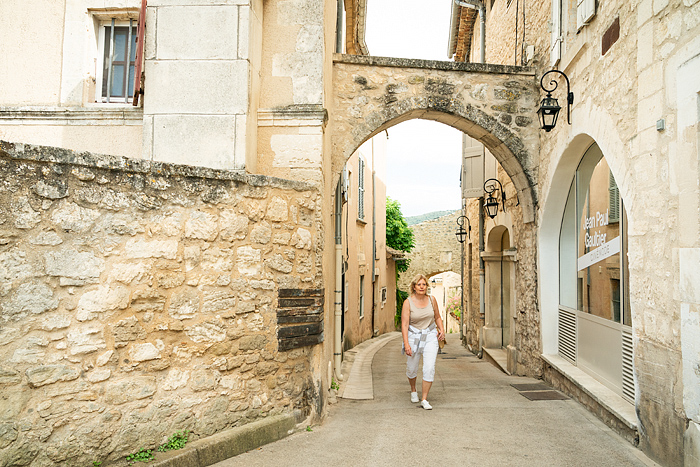 Exploring Lacoste village in the Luberon Valley of Provence