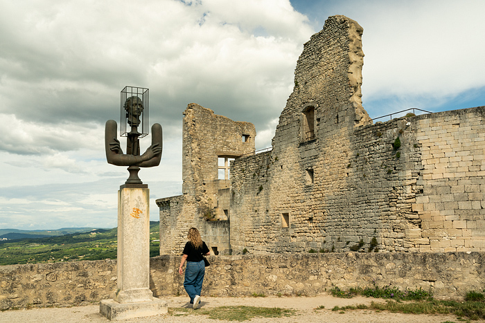 Marquis de Sade Chateau in Lacoste village Provence, France