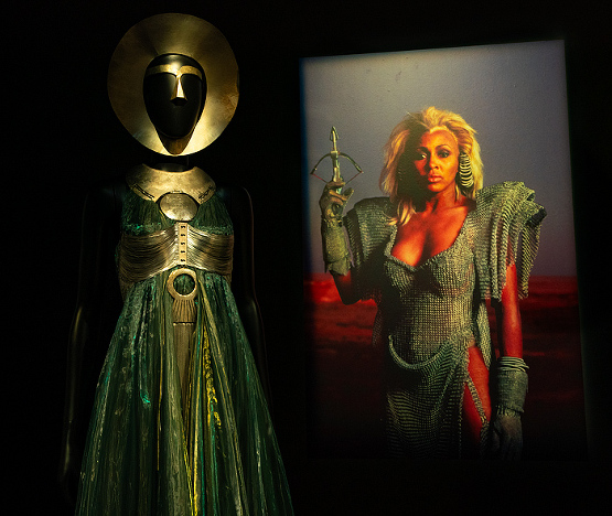 Jean Paul Gaultier fashion exhibit, Lacoste village, Provence, France