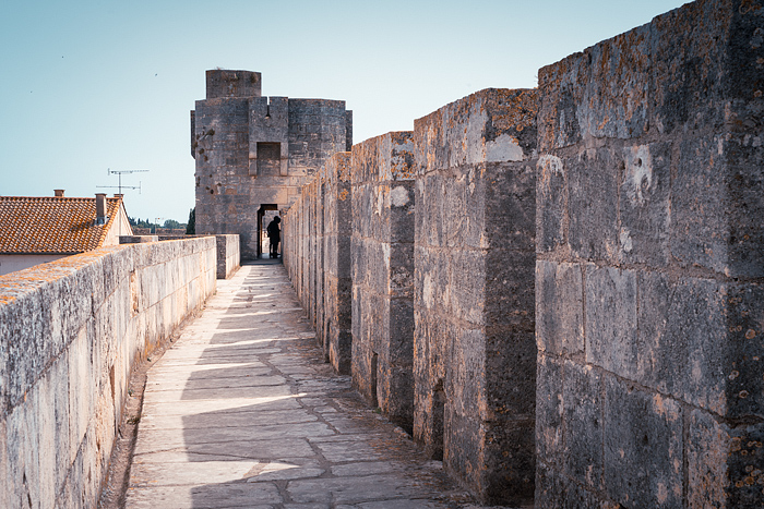 Ramparts around the fortified town of Aigues-Mortes ramparts